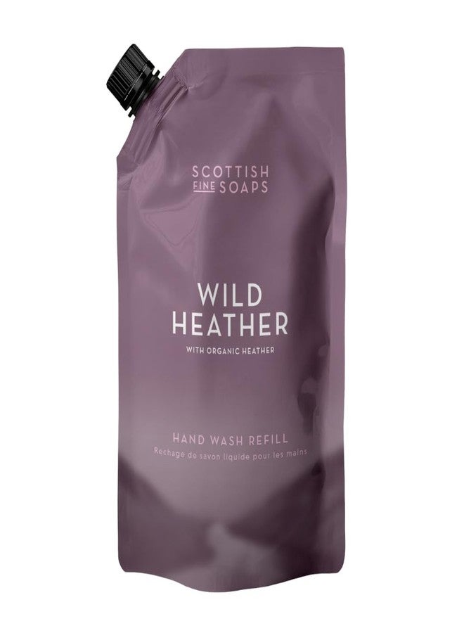 Scottish Fine Soaps Wild Heather Hand Wash Refill, Organic Heather Extract, Paraben-Free, Premium Beauty Collection, 1.2 Litre Pouch - Image 1